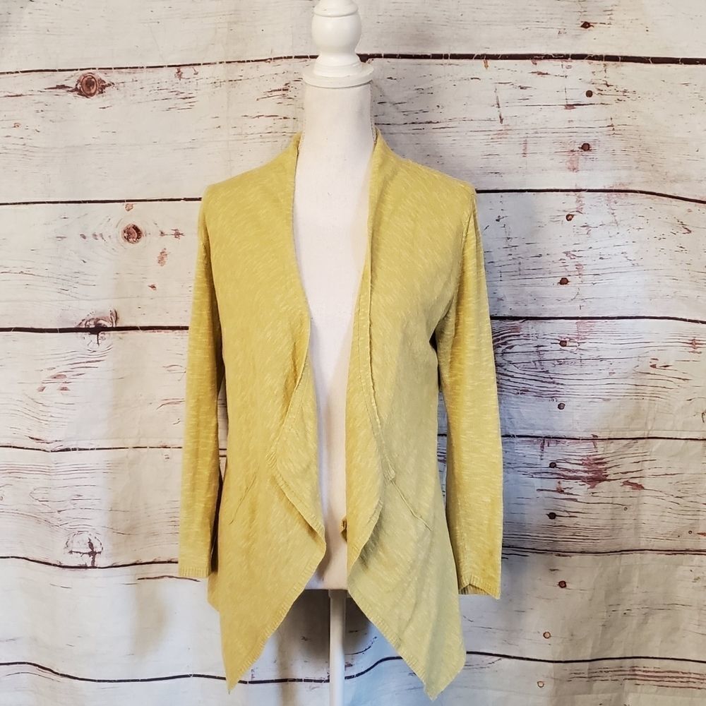‎Eileen Fisher Draped Cardigan Size Large Petite
